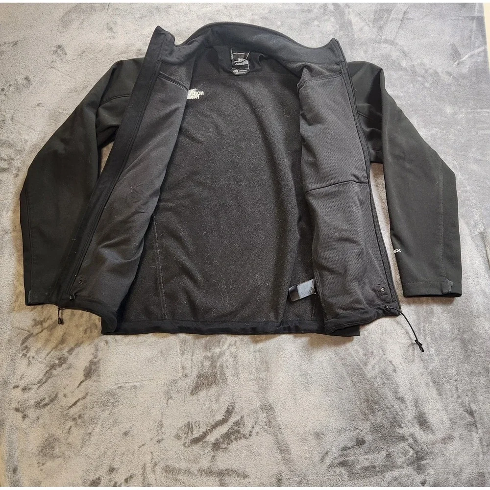 The North Face Jacket Mens Medium Black Apex Bionic Windproof Water Resistant